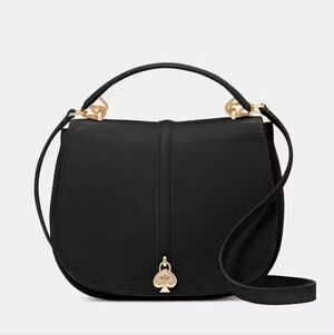 Kate Spade Kayla Pebbled Leather Saddle Bag